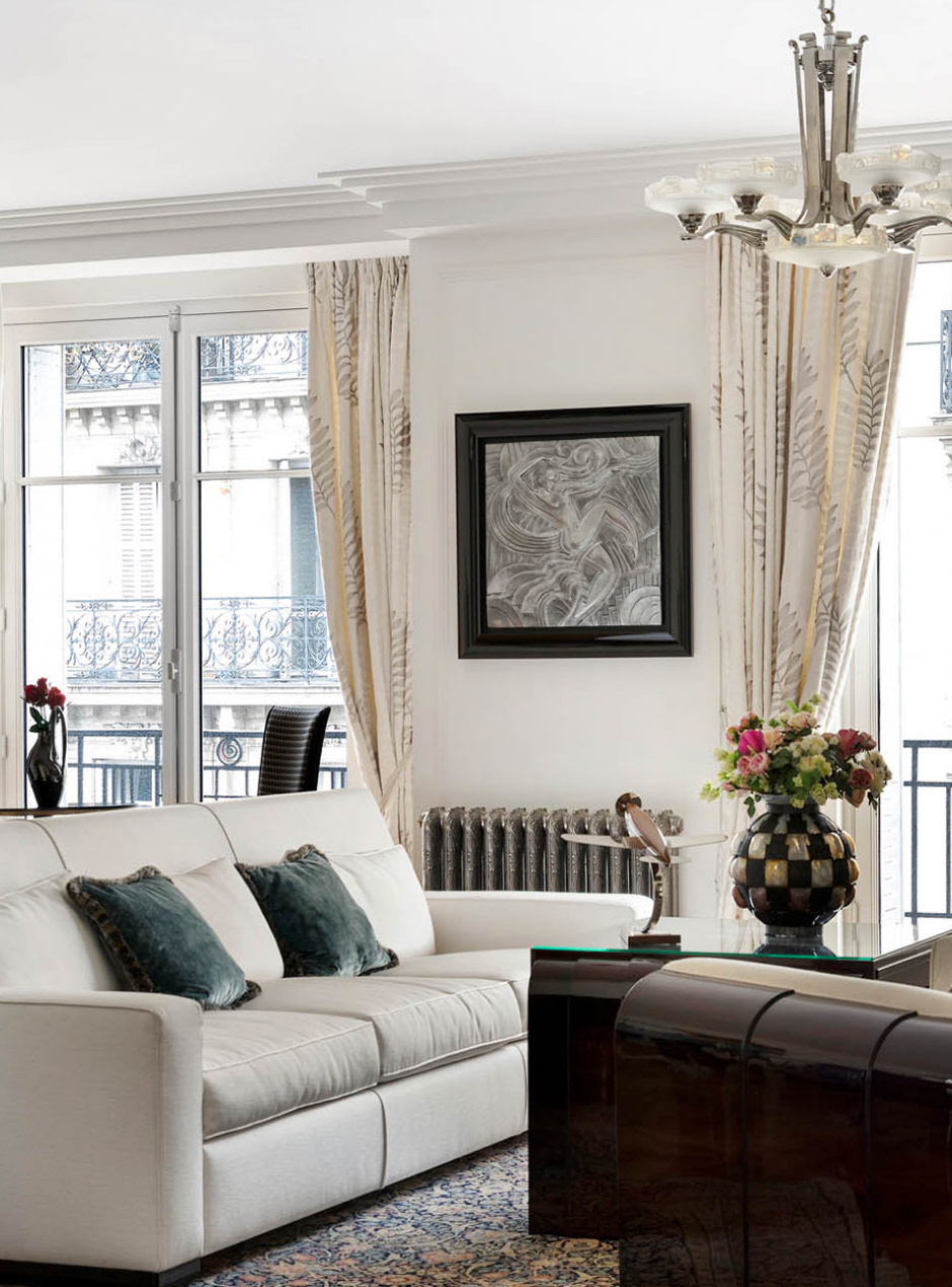 Appartement de Luxe - Triangle d'Or, Paris - Transitional - Living Room -  Paris