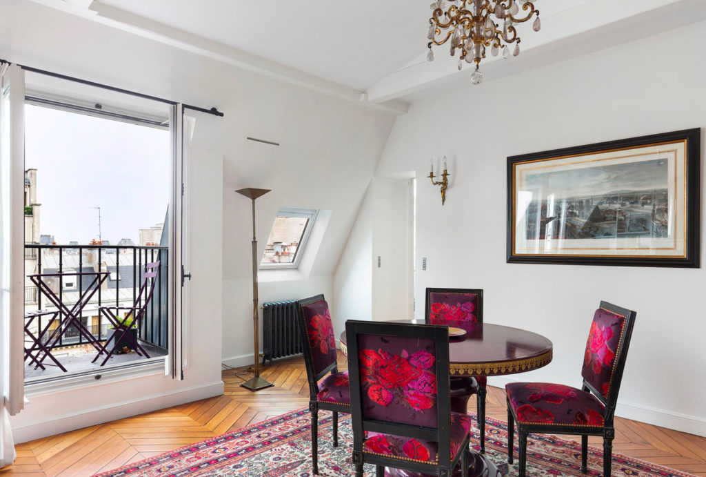 Exceptional top floor apartment for sale in Saint-Germain-des-Prés